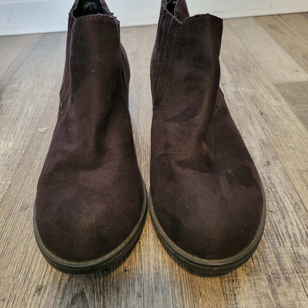 J. Adam's Black booties in size 10 used once